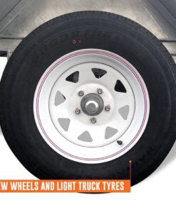 7×5 HEAVY DUTY BOX TRAILER FOR SALE (1400KG ATM) - Image 7