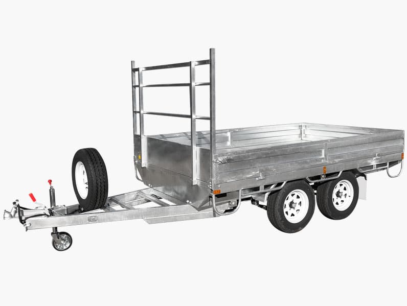 10×6.3 FLAT TOP / FLAT BED TRAILER FOR SALE (2800KG ATM)