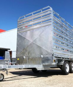 Alternative view of 12×7 FLAT TOP CATTLE / LIVESTOCK TRAILER FOR SALE (3500KG ATM)