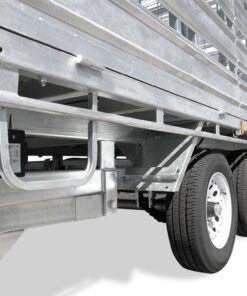 12×7 HYDRAULIC FLAT TOP CATTLE / LIVESTOCK TRAILER FOR SALE (3500KG ATM) - Image 8