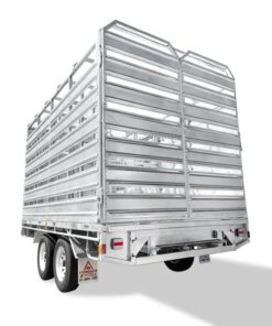 12×7 FLAT TOP CATTLE / LIVESTOCK TRAILER FOR SALE (3500KG ATM) - Image 10