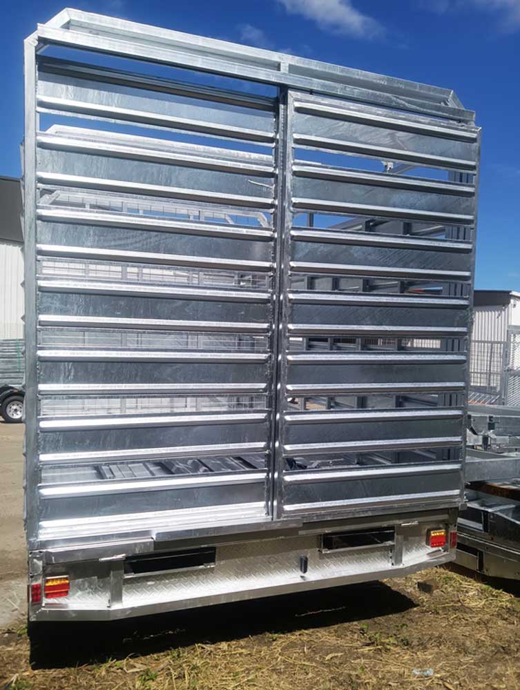 12×7 FLAT TOP CATTLE / LIVESTOCK TRAILER FOR SALE (3500KG ATM) - Image 3