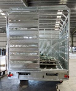 12×7 HYDRAULIC FLAT TOP CATTLE / LIVESTOCK TRAILER FOR SALE (3500KG ATM) - Image 3