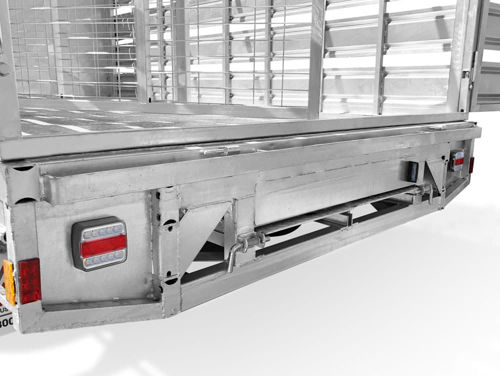 12×7 FLAT TOP CATTLE / LIVESTOCK TRAILER FOR SALE (3500KG ATM) - Image 11