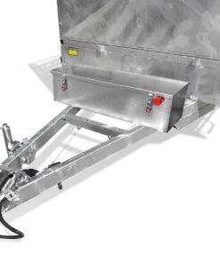 12×7 HYDRAULIC FLAT TOP CATTLE / LIVESTOCK TRAILER FOR SALE (3500KG ATM) - Image 7