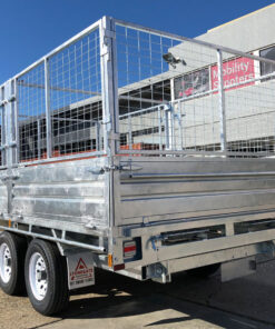 10×6 FLAT TOP HYDRAULIC TIPPER TRAILER FOR SALE (3500KG ATM) - Image 4