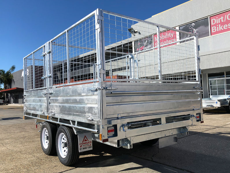 10×6 FLAT TOP HYDRAULIC TIPPER TRAILER FOR SALE (3500KG ATM) - Image 4