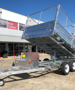 Alternative view of 10×6 FLAT TOP HYDRAULIC TIPPER TRAILER FOR SALE (3500KG ATM)