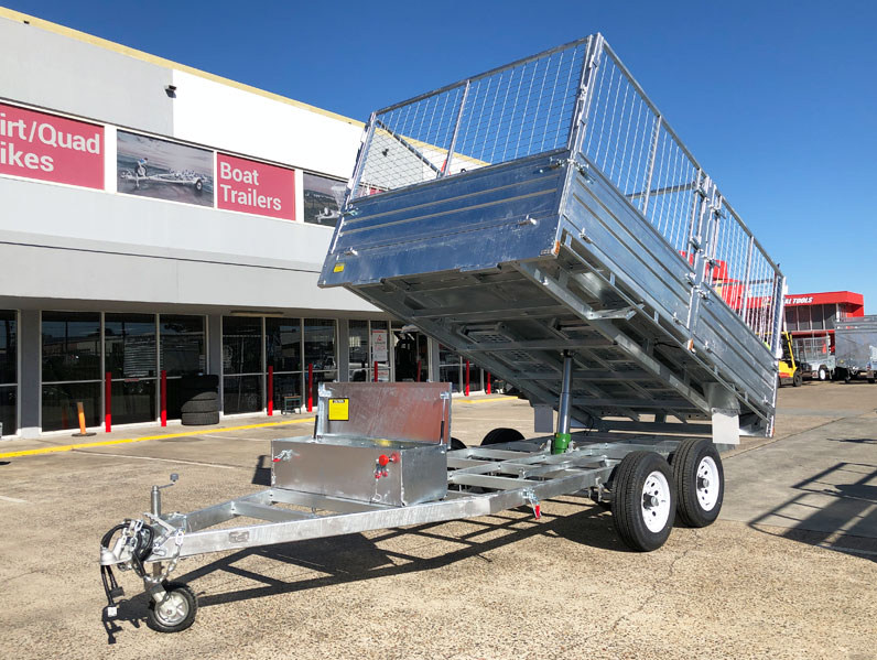 10×6 FLAT TOP HYDRAULIC TIPPER TRAILER FOR SALE (3500KG ATM) - Image 2