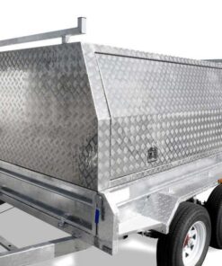 8×5 TANDEM TRADESMAN / BUILDERS TRAILER FOR SALE (ALUMINIUM CANOPY) - Image 14