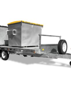 19×8 HEAVY DUTY TRI-AXLE FLAT DECK TRAILER FOR SALE - Image 3
