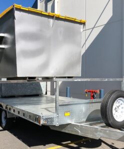 19×8 HEAVY DUTY TRI-AXLE FLAT DECK TRAILER FOR SALE - Image 5