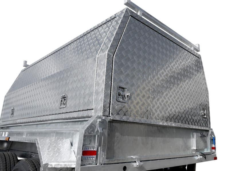 8×5 TANDEM TRADESMAN / BUILDERS TRAILER FOR SALE (ALUMINIUM CANOPY) - Image 13