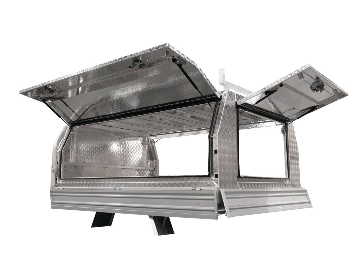 COMMERCIAL DUAL CAB ALUMINIUM UTE TRAY & CANOPY BUNDLE FOR SALE - Image 11