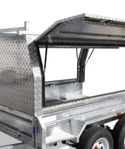 8×5 TANDEM TRADESMAN / BUILDERS TRAILER FOR SALE (ALUMINIUM CANOPY) - Image 10