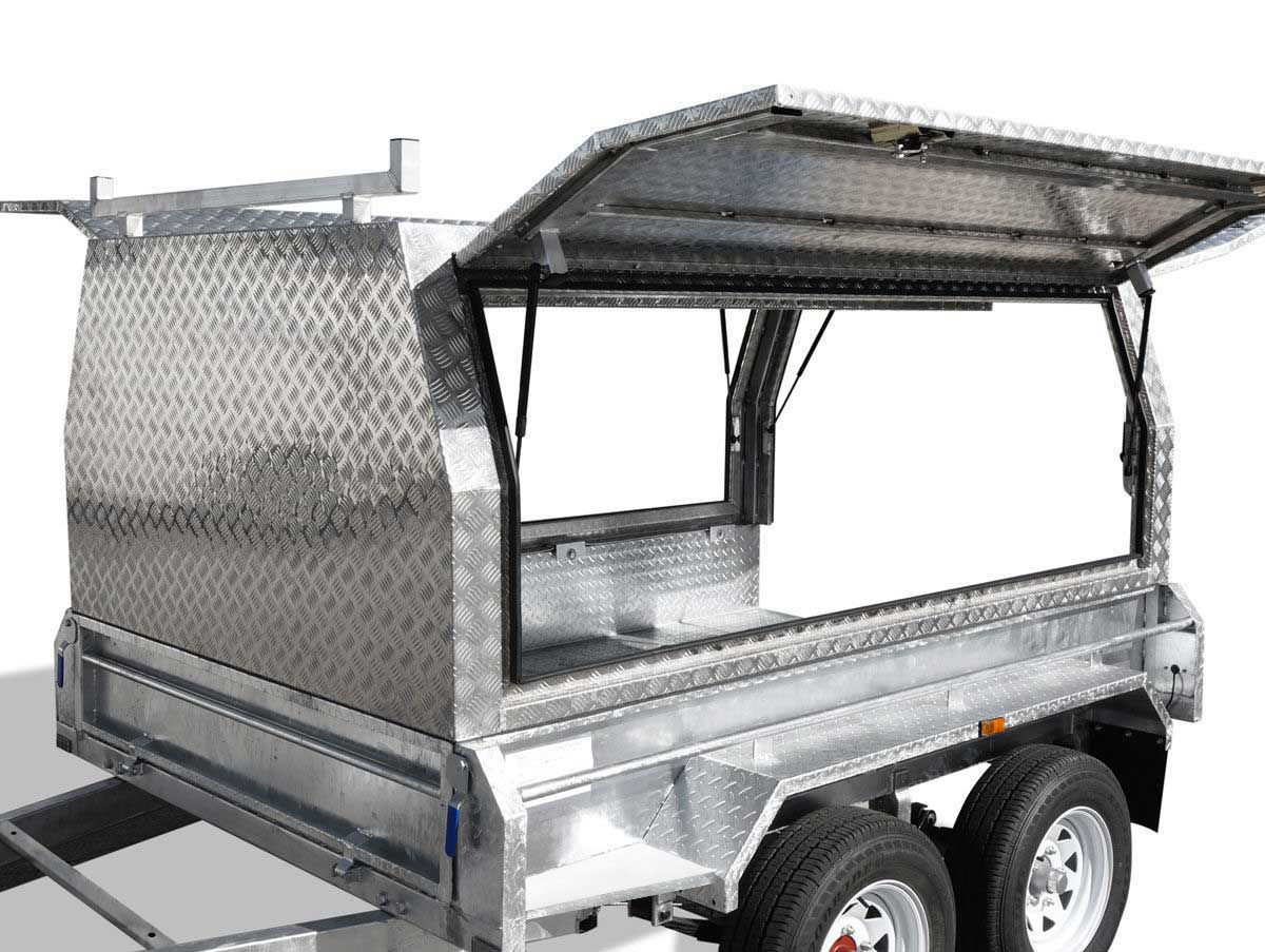 8×5 TANDEM TRADESMAN / BUILDERS TRAILER FOR SALE (ALUMINIUM CANOPY) - Image 10