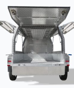 8×5 TANDEM TRADESMAN / BUILDERS TRAILER FOR SALE (ALUMINIUM CANOPY) - Image 9