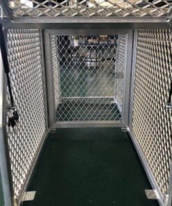 (DC1) 700MM ALUMINIUM DOG BOX – FULL MESH - Image 7