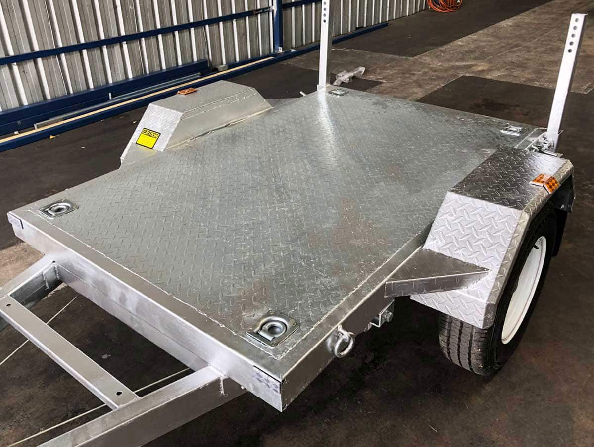 6×4 FLAT TOP TRAILER FOR SALE 1200KG ATM - Image 12