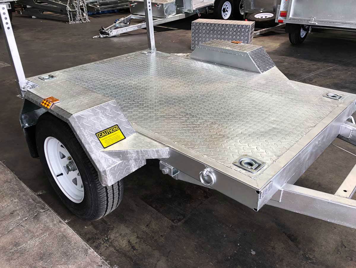 6×4 FLAT TOP TRAILER FOR SALE 1200KG ATM - Image 15