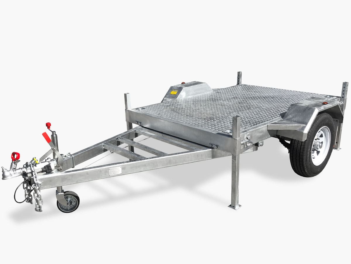 7×5 FLAT TOP TRAILER FOR SALE 1600KG ATM