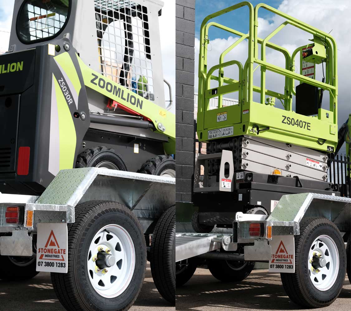 8×4 SCISSOR LIFT/PLANT TRAILER FOR SALE - Image 3