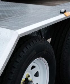 8×5 TANDEM FLAT TOP TRAILER FOR SALE - Image 4