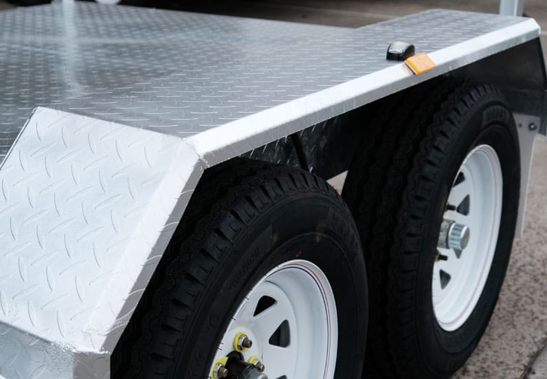 8×5 TANDEM FLAT TOP TRAILER FOR SALE - Image 4