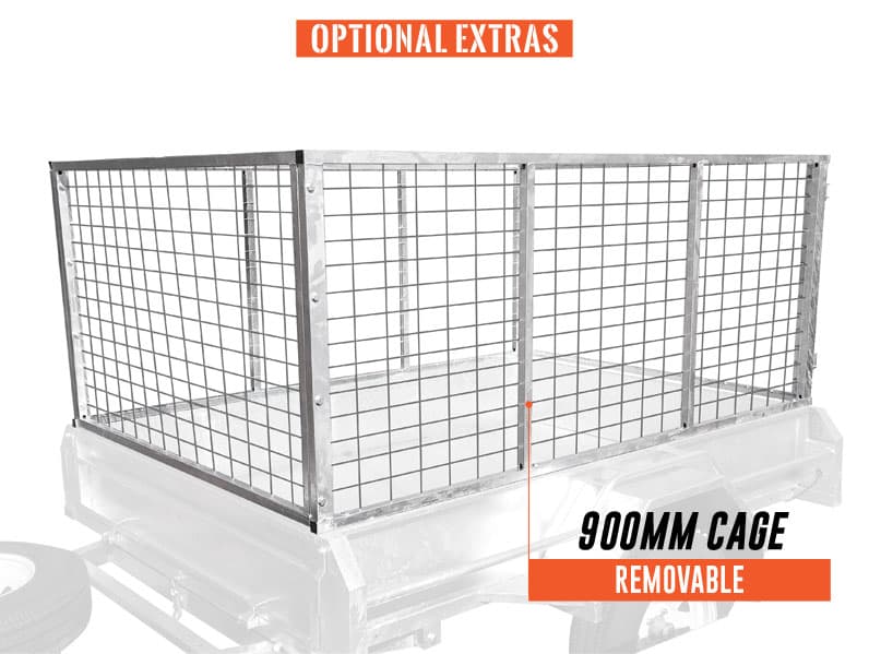 7×5 HEAVY DUTY BOX TRAILER FOR SALE (1400KG ATM) - Image 8