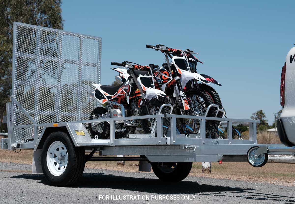 9×5 UTV ATV BUGGY MOWER MOTORCYCLE TIPPER TRAILER FOR SALE - Image 2