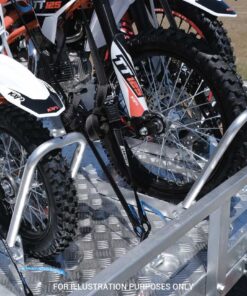 9×5 UTV ATV BUGGY MOWER MOTORCYCLE TIPPER TRAILER FOR SALE - Image 4