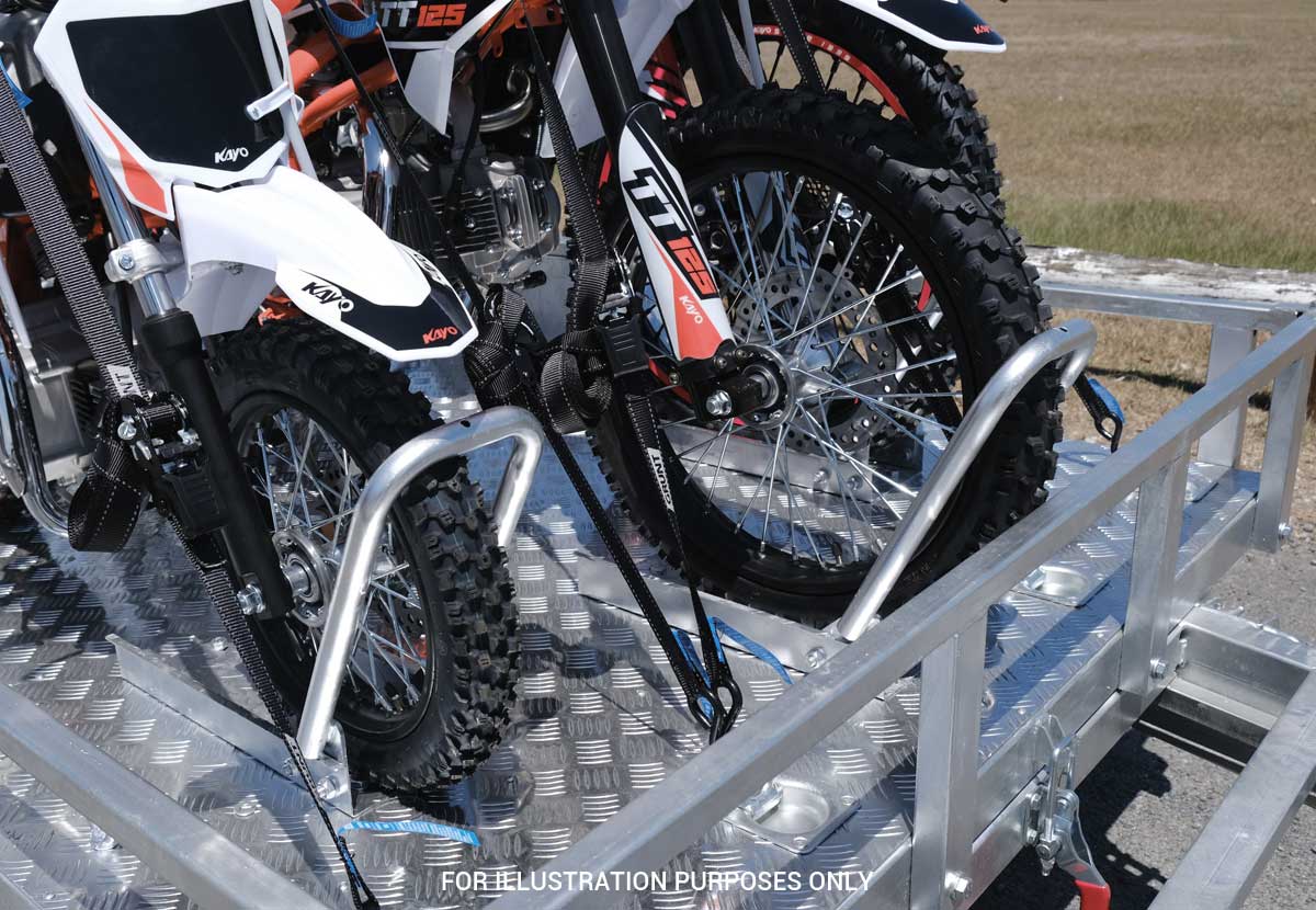 9×5 UTV ATV BUGGY MOWER MOTORCYCLE TIPPER TRAILER FOR SALE - Image 4