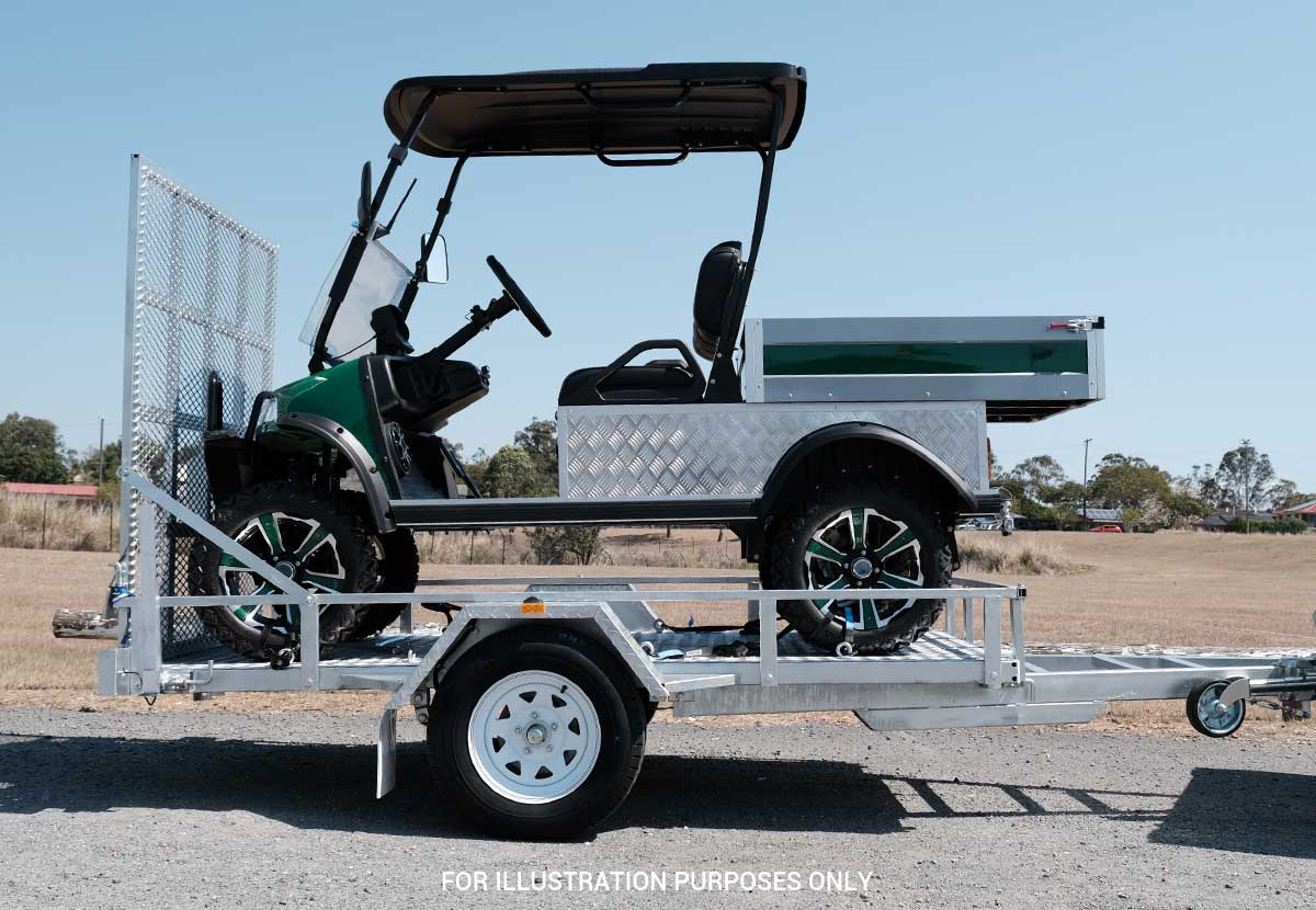 9×5 UTV ATV BUGGY MOWER MOTORCYCLE TIPPER TRAILER FOR SALE - Image 3
