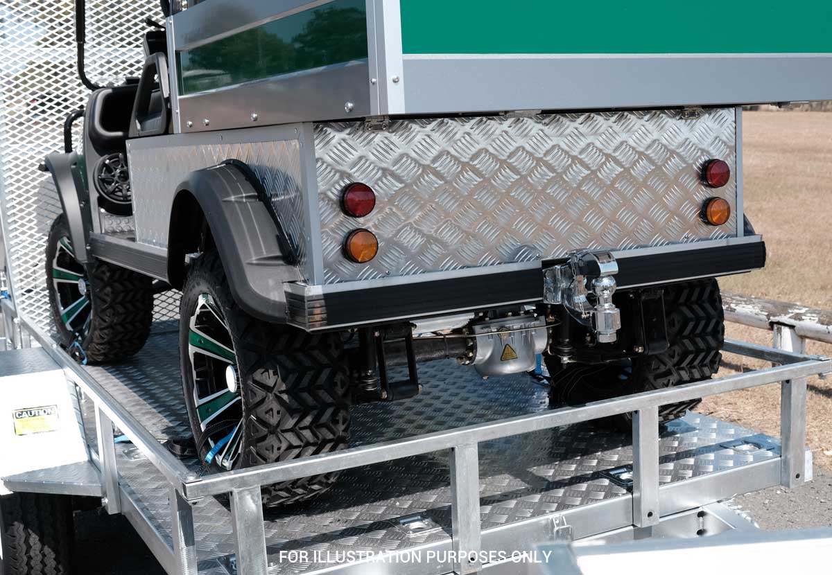9×5 UTV ATV BUGGY MOWER MOTORCYCLE TIPPER TRAILER FOR SALE - Image 5