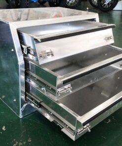 Alternative view of CD1 ALUMINIUM UTE CANOPY 3 DRAWERS TOOLBOX FOR SALE SLIDE-OUT DRAWERS (600MM X 430MM X 450MM)