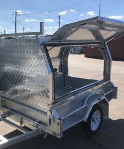6×4 TRADESMAN / BUILDERS TRAILER FOR SALE (ALUMINIUM CANOPY) - Image 3