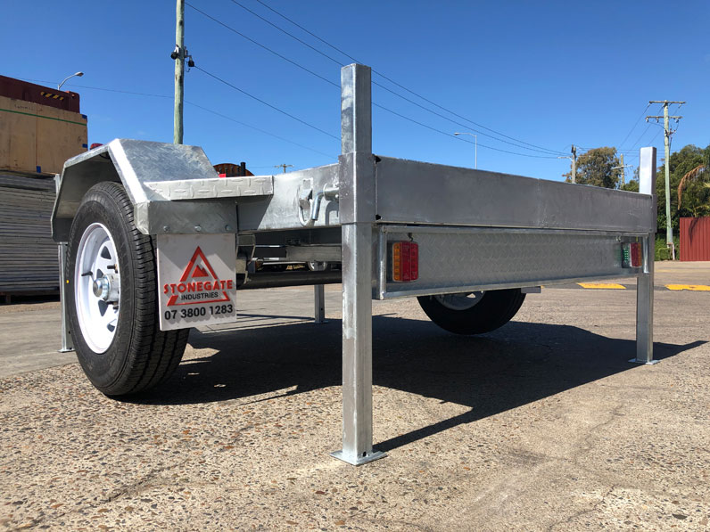 7×5 FLAT TOP TRAILER FOR SALE 1600KG ATM - Image 5