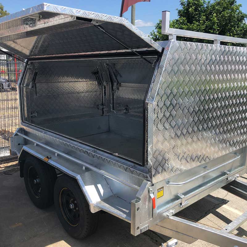 8×5 TANDEM TRADESMAN / BUILDERS TRAILER FOR SALE (ALUMINIUM CANOPY) - Image 15