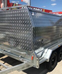 Alternative view of 10×6 TANDEM BUILDERS / TRADESMAN TRAILER FOR SALE (ALUMINIUM CANOPY)