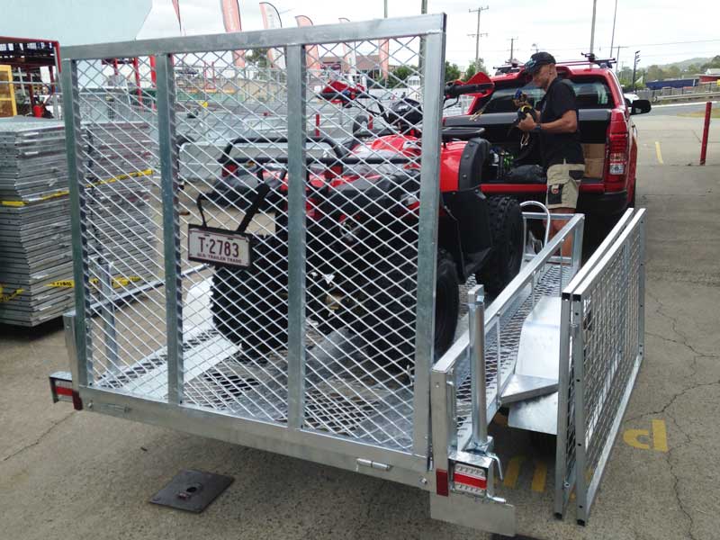 8×5 MOTORCYCLES, ATV, RIDE ON MOWER & GOLF CART TRAILER FOR SALE - Image 9