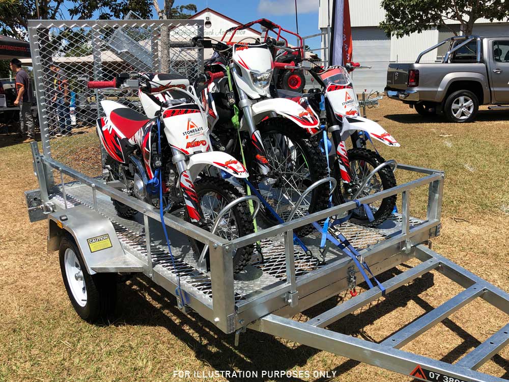 8×5 MOTORCYCLES, ATV, RIDE ON MOWER & GOLF CART TRAILER FOR SALE - Image 5