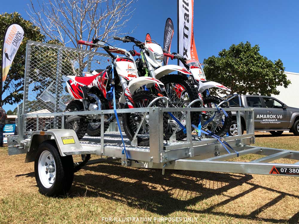 8×5 MOTORCYCLES, ATV, RIDE ON MOWER & GOLF CART TRAILER FOR SALE - Image 4