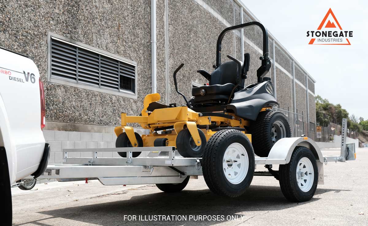 11×6 ATV UTV GOLF CART BUGGY MOWER TIPPER TRAILER FOR SALE - Image 3