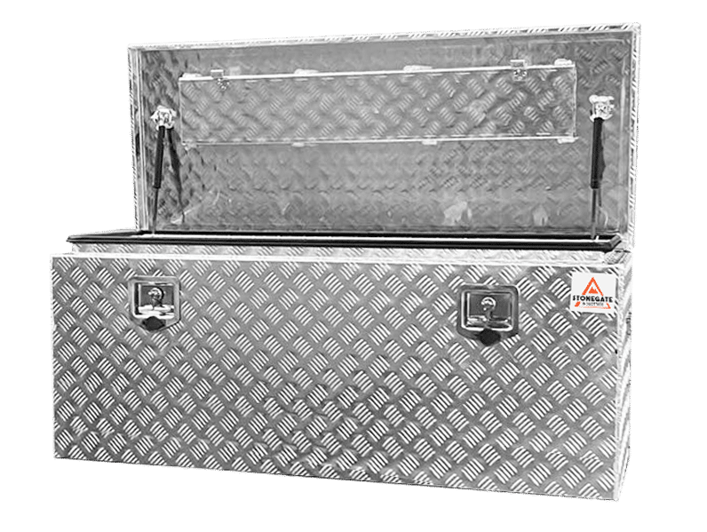 B1 TOP OPENING DRAWBAR TRAILER TOOLBOX FOR SALE (1220MM X 500MM X 500MM)
