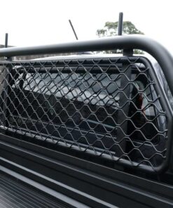 1650MM ALUMINIUM BLACK POWDER-COATED DUAL CAB UTE TRAY – SHORTENED - Image 4
