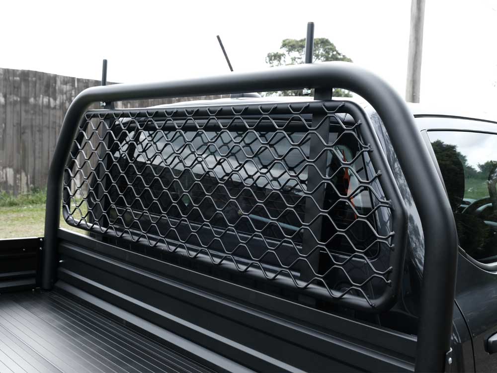 1650MM ALUMINIUM BLACK POWDER-COATED DUAL CAB UTE TRAY – SHORTENED - Image 4