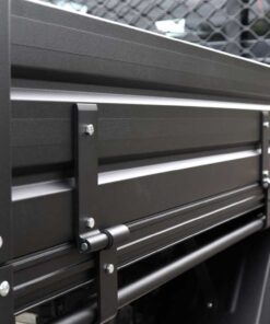 1650MM ALUMINIUM BLACK POWDER-COATED DUAL CAB UTE TRAY – SHORTENED - Image 5