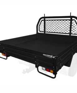 2100MM ALUMINIUM BLACK POWDER-COATED EXTRA/KING CAB UTE TRAY