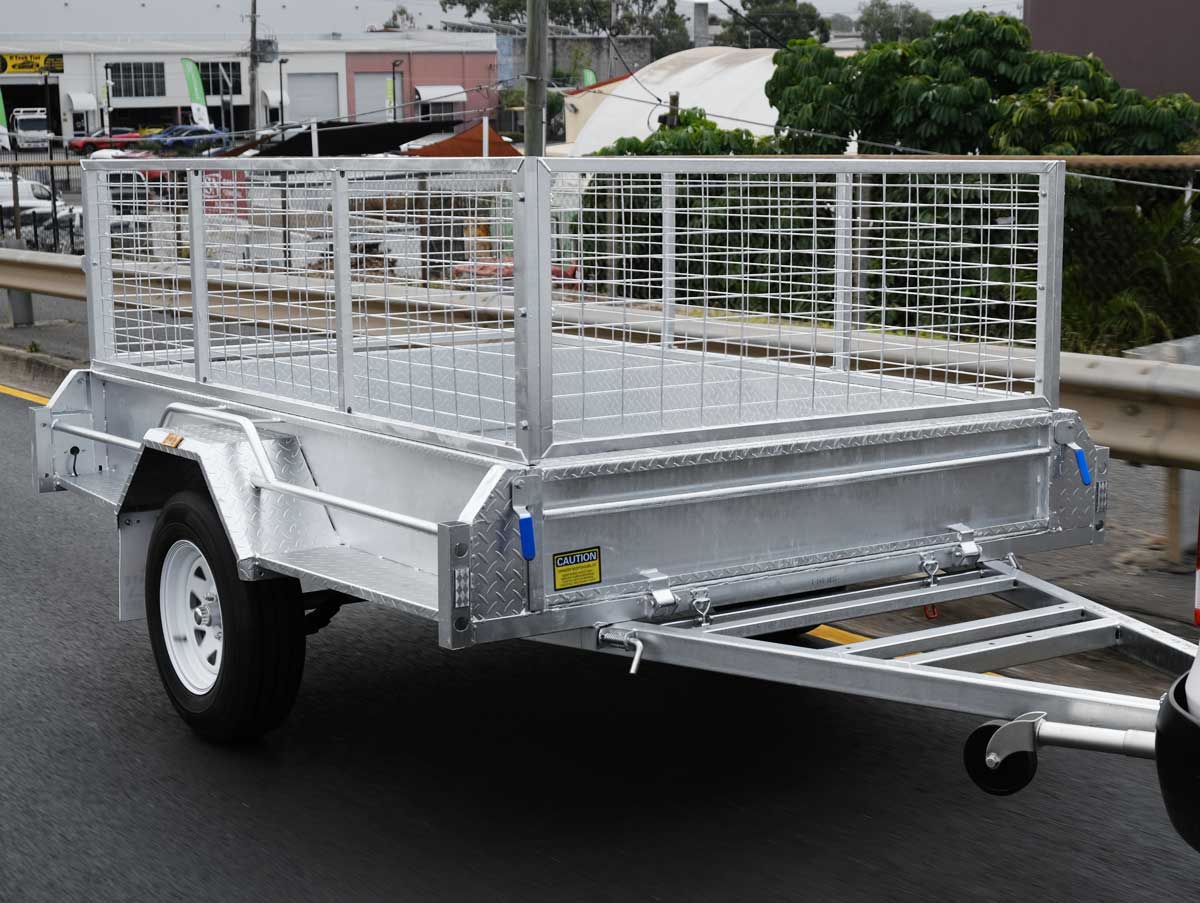 7×4 PREMIUM BOX TRAILER FOR SALE (FULLY WELDED) - Image 3