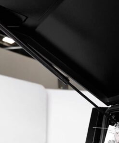 (C2) 1000MM ALUMINIUM HALF CANOPY – BLACK POWDER-COATED - Image 8